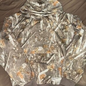 XL Comfrt Collection Camo Weighted Hoodie